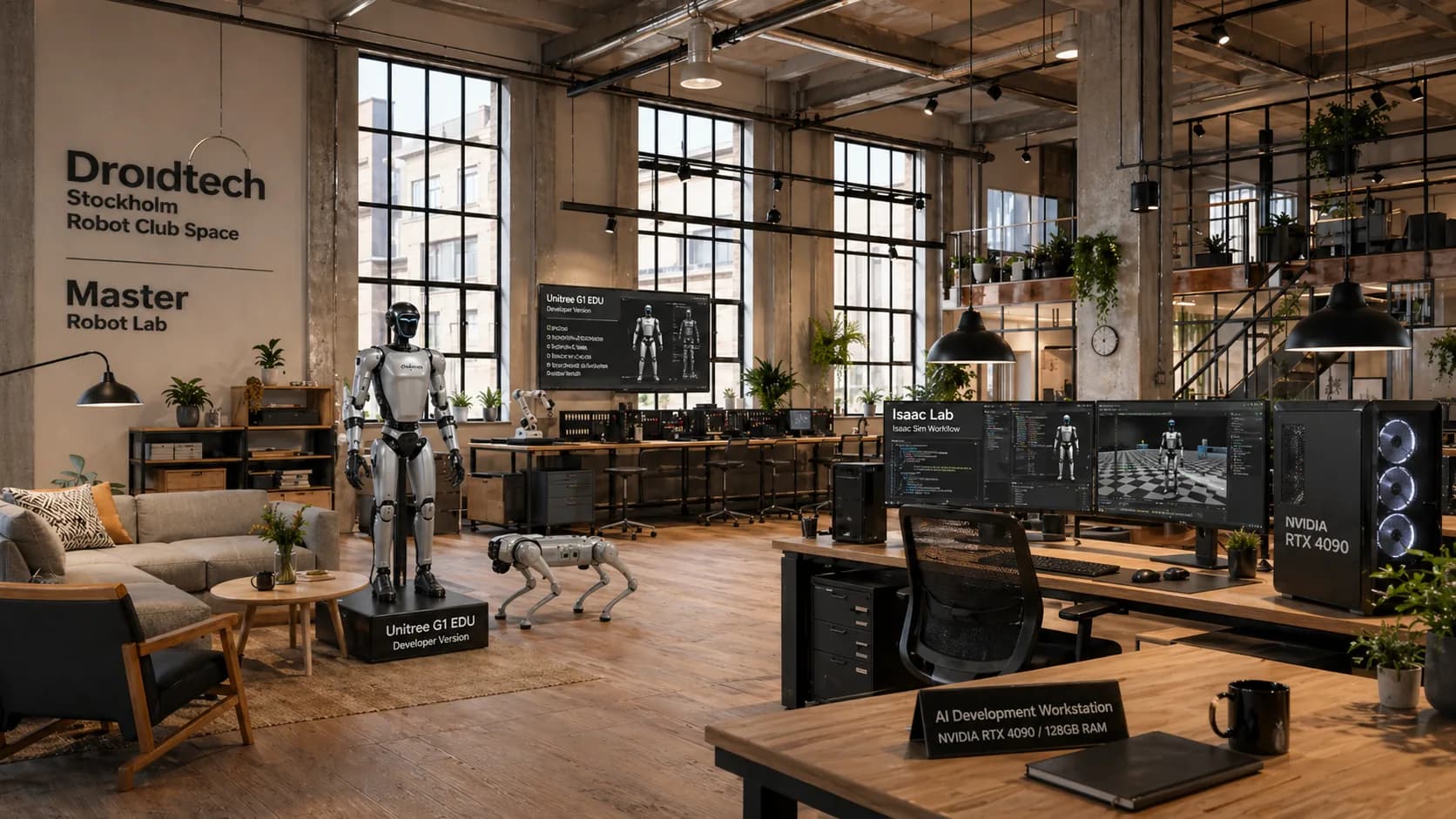 AI-arbetsstation med NVIDIA RTX 4090